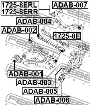 фото thumb №14, Стрижень задній поперечний лівий audi a4/avant 2001-2008 ca