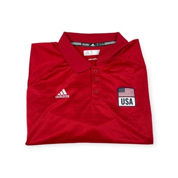 ADIDAS 2XL красная мужская футболка