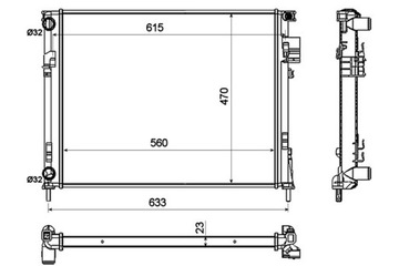 фото thumb №12, Радиаторов двигателя nrf 58333 2140000qan