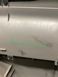 фото thumb №7, Обшивка дверь правый задняя задний subaru forester ii sg 94223sa020