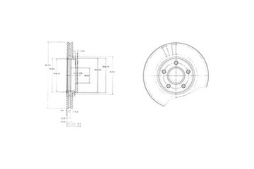 фото thumb №2, Delphi комплект диск гальмівних 1361298 13613oo 4