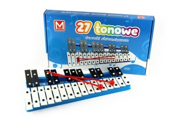 Cymbałki Dzwonki chromatyczne 27 tonowe Szkolne