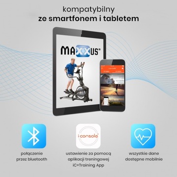 Приложение BT для эллиптического тренажера iC+Training MyHomeFit KINOMAP iOS