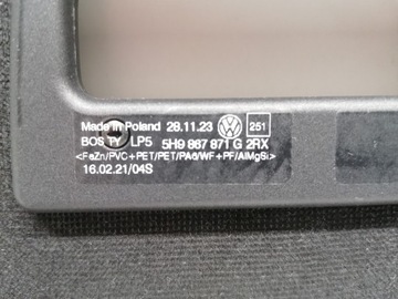 фото thumb №9, Vw golf viii 8 ролета багажника универсал новая оригинал 2019-