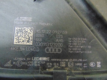 фото thumb №16, Лампа права audi e-tron 4ke 4ke941040d повний led європа