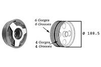 фото thumb №2, Sasic колесо ременное вала коленчатого 26888 dp047 65802