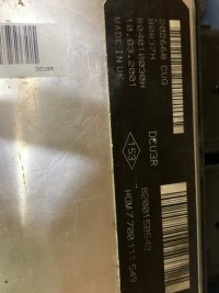 фото thumb №9, Renault kangoo i 1.9 d блок управления двигателем (ecu) 7700111549
