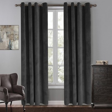 Штора VELVET VELUR SUEDE145x250 бутылочно-зелёный