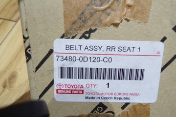 фото thumb №8, Гніздо ременя безпеки зад toyota yaris iii