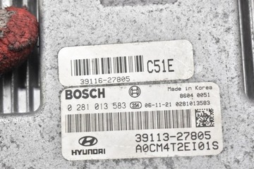 фото thumb №7, Блок управления двигателя 39113-27805 0281013583 hyundai santa fe ii 2.2 crdi 158km