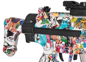 АВТОМАТИЧЕСКИЙ ПИСТОЛЕТ MP5K С ГЕЛЕВЫМИ ШАРАМИ СТРЕЛКА 2 В 1