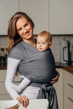 Шарф LennyLamb эластичный - Антрацит (5 м)