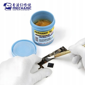 WYSOKOAKTYWNY FLUX TOPNIK PASTA LUTOWNICZA DO LUTOWANIA MECHANIC 223 50g