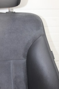 фото thumb №8, Mercedes ml w164 спинка сидіння lewego alcantara білий nić przed liftem