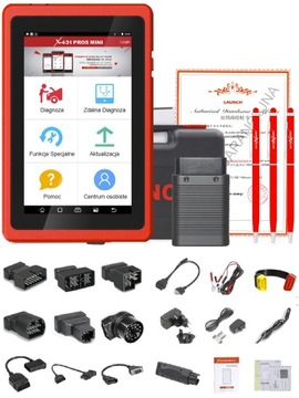 НАБОР LAUNCH PROS MINI X-431 ПОЛЬСКИЙ ЯЗЫК MEGA XL