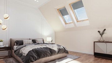 RoofLITE+ TRIO PINE 78x118 мансардное окно с тройным остеклением