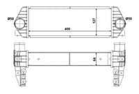 фото thumb №1, Nrf 30516 радиатор воздуха наддувочный