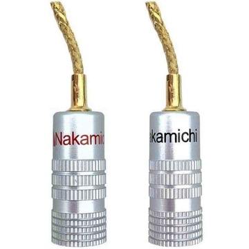NAKAMICHI Kabel głośnikowy 2x1,5 szpilki banany 3m
