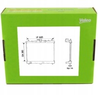 Купить Радиатор двигателя воды жидкость охлаждающий renault clio 3 1.2 1.4 1.6 gt, фото thumb