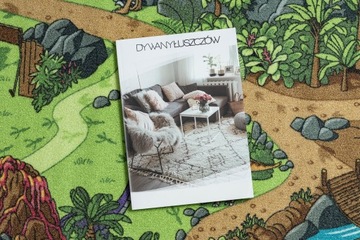 ANTYPOŚLIZGOWY DYWAN DZIECIĘCY 140x200 DINO #AW027
