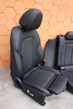 фото thumb №7, Bmw x4 g02 lci салон сидіння диван тунель обшивки sport вентиляція нагрівання