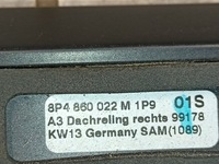 фото thumb №9, Рейлінги дахові чорні audi a3 8p sportback 8p4860022m 8p4860021m