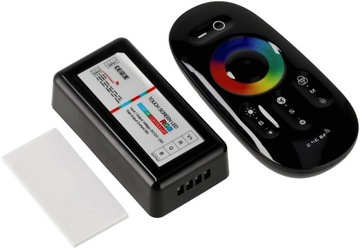 КОНТРОЛЛЕР Контроллер ДИСТАНЦИОННЫЙ ДЛЯ RGB RF СВЕТОДИОДНОЙ ЛЕНТЫ (Радиоволны) Черный