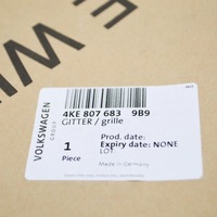 фото thumb №9, Audi e-tron sportback gea бампер переднее средний решётка радиатора 4ke8076839b9 oem