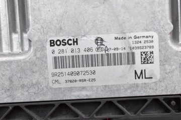 фото thumb №7, Блок управления двигателя 0281013406 honda civic 8 viii 2.2 i-cdti 140 km 07-12