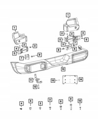 фото thumb №6, Hak буксирувальний 68521397aa jeep wrangler jl 2018+