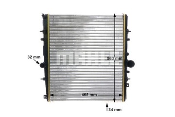 фото thumb №9, Радиаторов двигателя воды citroen c8 jumpy peugeot 807 expert expert