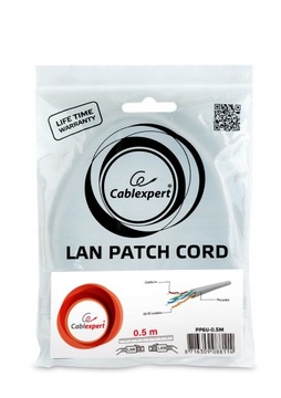 KABEL SIECIOWY PATCHCORD LAN ETHERNET RJ45 CAT6 UTP 2M