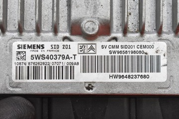 фото thumb №7, Блок управления компьютер двигателя sw9658198080 citroen c6 1 i 2.7 hdi 208 km 04-12