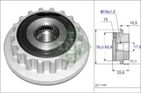 Купить Генератор - сцепление односторонний schaeffler ina 535 0118 10, фото thumb