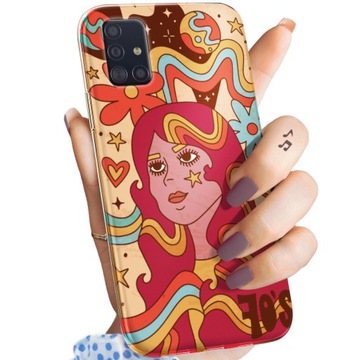 ETUI DO SAMSUNG GALAXY A51 5G WZORY HIPPIE PEACE HIPPISI OBUDOWA POKROWIEC