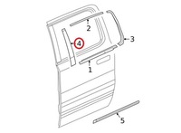 фото thumb №8, Ram 1500 v планка наружная стойка дверь левый зад 2019-24