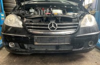 фото thumb №1, Mercedes a klasa w169 молдинг хром w бампер перед