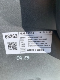 Бампер задняя задний tesla model y 2019 19r 1494006-00-b 04.25 с Разборки, фото thumb