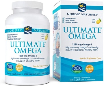 Nordic Naturals Ultimate Omega, 1280mg 180 kaps