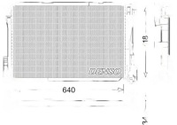 Купить Denso drm17049 радиатор, система охлаждение двигателя, фото thumb