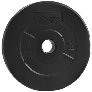 НАБОР ВЕСОВ PLATINUM FITNESS 120 КГ БИТУМ ВЕС 29 ММ