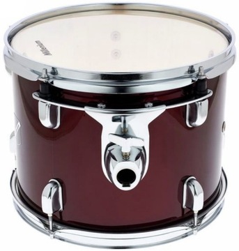 12x9 Focus Tom Tom Red в цвете Poplar Chrome Millenium