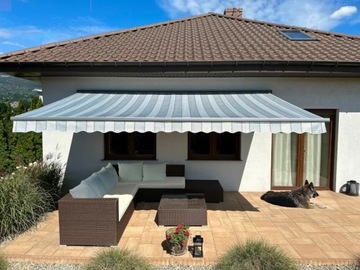Тент электрический 300х250 Grey Stripes PREM