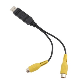 Adapter wyjścia wideo USB na CVBS Wideo HD Łatwy w użyciu adapter