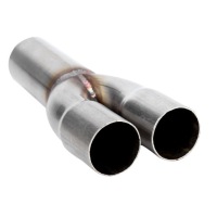 Подвійний впуск з нержавіюча сталь нержавіючої o діаметра 1,5 Київ, фото thumb