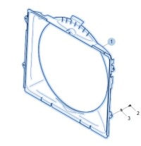 фото thumb №3, Тунель корпус вентилятора радіатора scania r s p g ngs 2324953 b-b