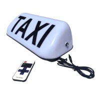фото thumb №13, Лампа косая led taxi белый с napisem управление пульт