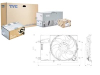 фото thumb №1, Вентилятор радиатора с корпус abarth grande pun