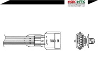 фото thumb №3, Датчик лямбда-зонд renault oza603-r2 ngk