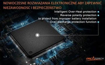 Фонарь для дайвинга Orca Torch D700